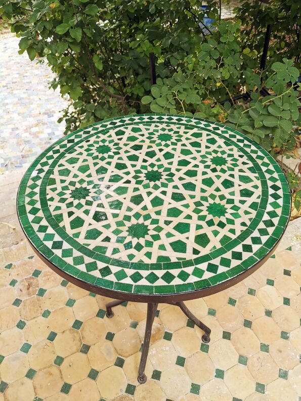 CUSTOMIZABLE Mosaic Table - Crafts Mosaic Table - Mosaic Table Art - Mid Century Mosaic Table - Image 5