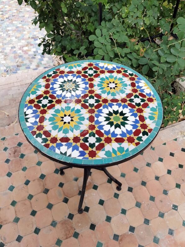 CUSTOMIZABLE Mosaic Table - Crafts Mosaic Table - Mosaic Table Art - Mid Century Mosaic Table - Image 6