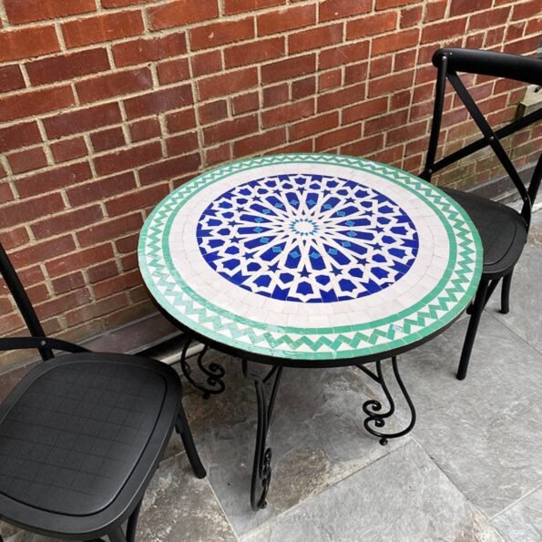 CUSTOMIZABLE Mosaic Table - Crafts Mosaic Table - Mosaic Table Art - Mid Century Mosaic Table