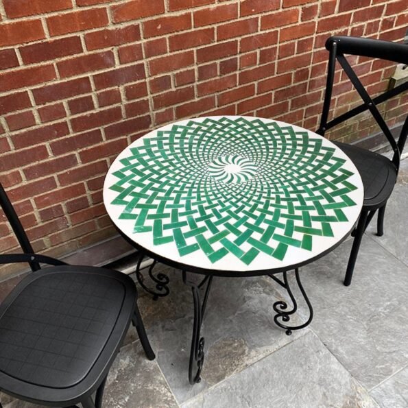 CUSTOMIZABLE Mosaic Table - Crafts Mosaic Table - Mosaic Table Art - Mid Century Mosaic Table