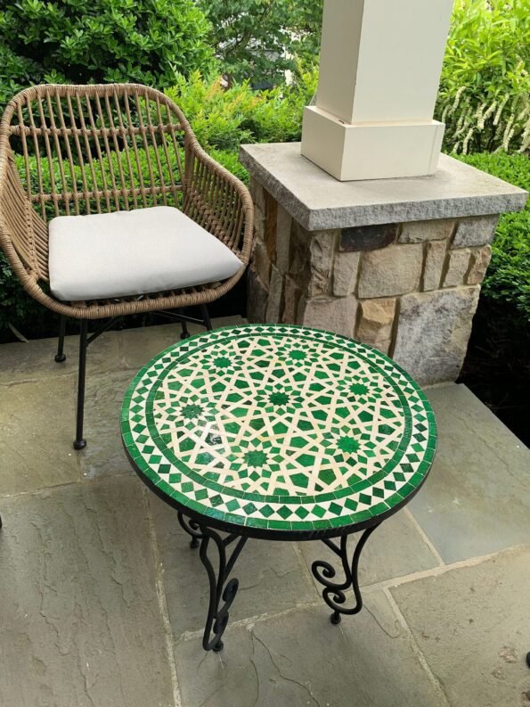 CUSTOMIZABLE Mosaic Table - Crafts Mosaic Table - Mosaic Table Art - Mid Century Mosaic Table