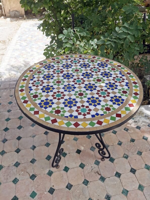 CUSTOMIZABLE Mosaic Table - Crafts Mosaic Table - Mosaic Table Art - Mid Century Mosaic Table - Image 8