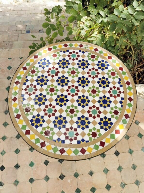 CUSTOMIZABLE Mosaic Table - Crafts Mosaic Table - Mosaic Table Art - Mid Century Mosaic Table - Image 5