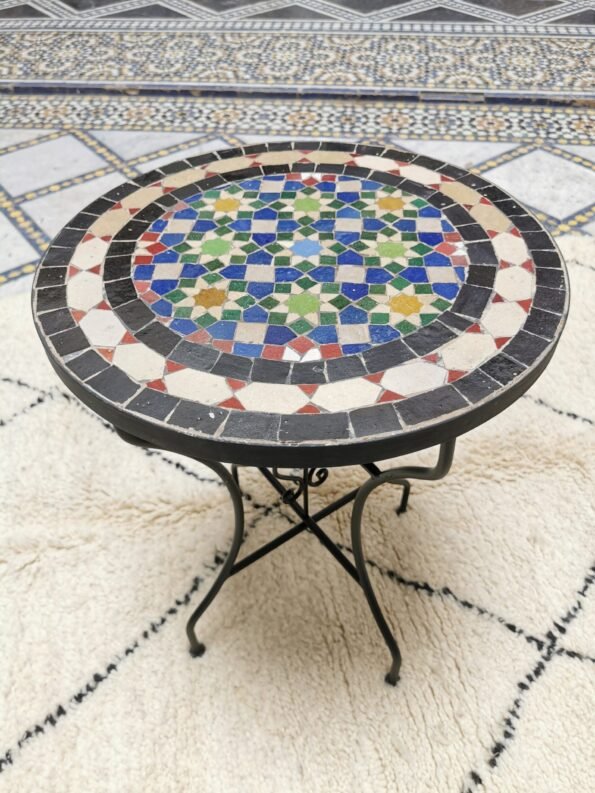 CUSTOMIZABLE Mosaic Table - Crafts Mosaic Table - Mosaic Table Art - Mid Century Mosaic Table - Image 5