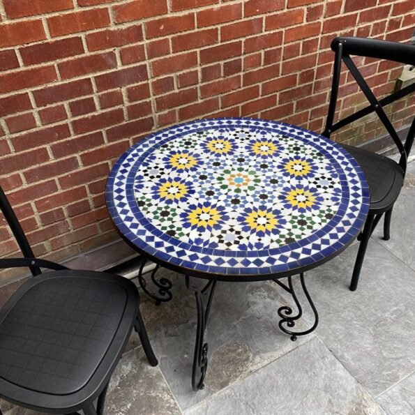 CUSTOMIZABLE Mosaic Table - Crafts Mosaic Table - Mosaic Table Art - Mid Century Mosaic Table