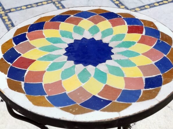 CUSTOMIZABLE Mosaic Table - Crafts Mosaic Table - Mosaic Table Art - Mid Century Mosaic Table - Image 6