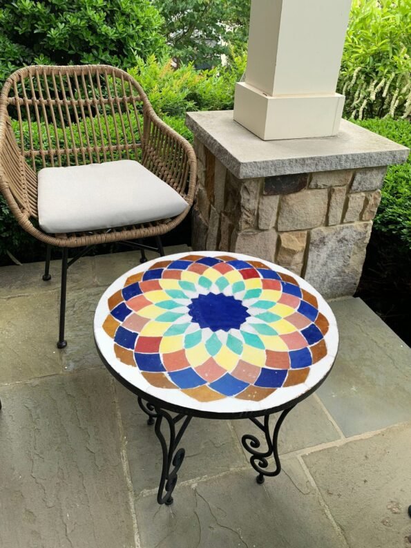 CUSTOMIZABLE Mosaic Table - Crafts Mosaic Table - Mosaic Table Art - Mid Century Mosaic Table