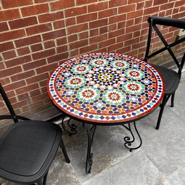 CUSTOMIZABLE Mosaic Table - Crafts Mosaic Table - Mosaic Table Art - Mid Century Mosaic Table