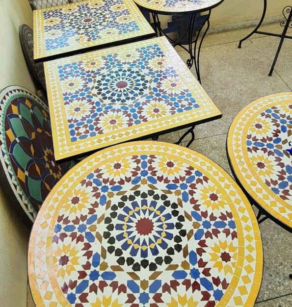 PERSONALIZED Handmade Mosaic Table - Create Your Own Dining  Coffee  Outdoor  Indoor Table - Image 14