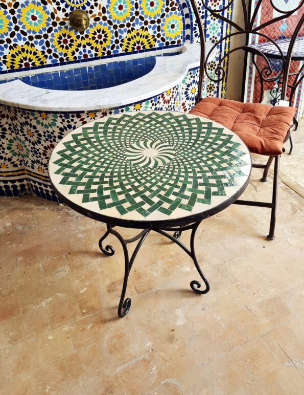 CUSTOMIZABLE Mosaic Table - Crafts Mosaic Table - Mosaic Table Art - Mid Century Mosaic Table - Image 5