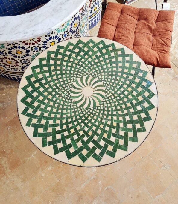 CUSTOMIZABLE Mosaic Table - Crafts Mosaic Table - Mosaic Table Art - Mid Century Mosaic Table - Image 6