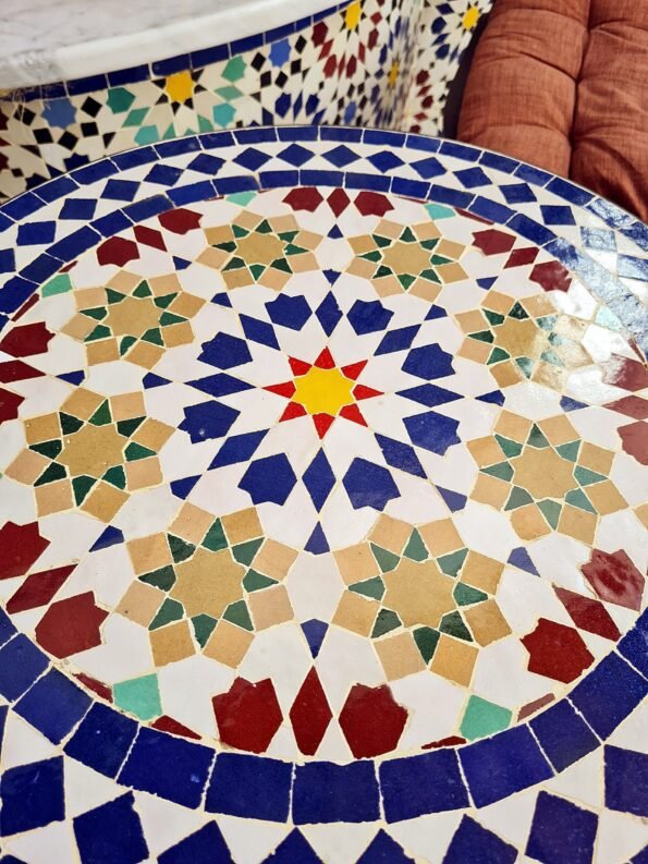 CUSTOMIZABLE Mosaic Table - Crafts Mosaic Table - Mosaic Table Art - Mid Century Mosaic Table - Image 6