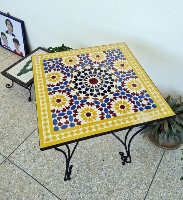 PERSONALIZED Handmade Mosaic Table - Create Your Own Dining  Coffee  Outdoor  Indoor Table - Image 12