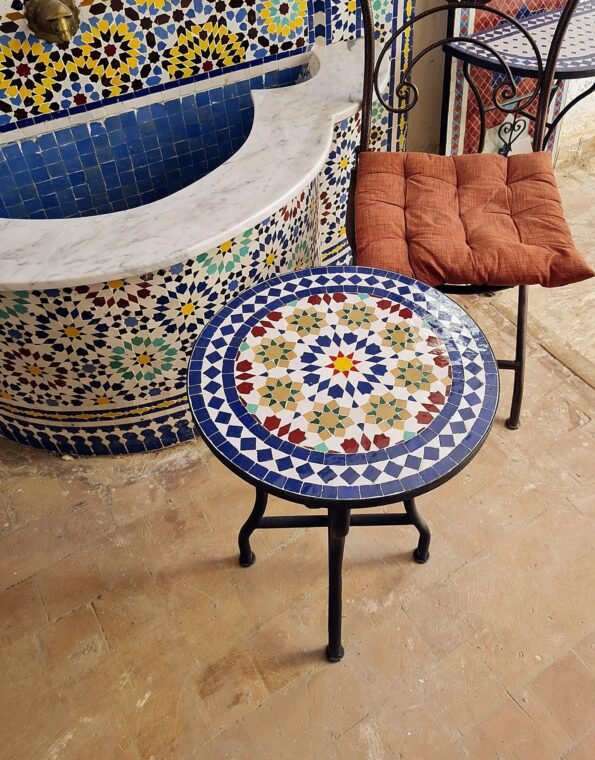 CUSTOMIZABLE Mosaic Table - Crafts Mosaic Table - Mosaic Table Art - Mid Century Mosaic Table