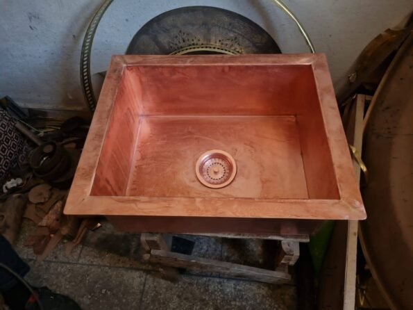 29.5" x 16" x 8" Copper Kitchen Sink - Solid Unlacquered Copper Sink - Island Kitchen Sink - Kitchen Decor - Kitchen Sink - Farmhouse Sink