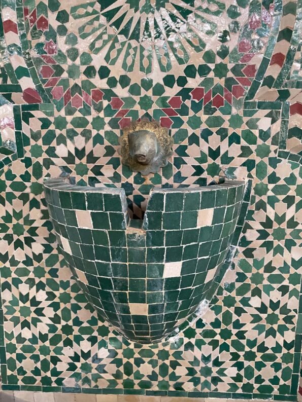 Moroccan Mosaic Fountain Outdoor Decor - Water Fountain outdoor - Image 2