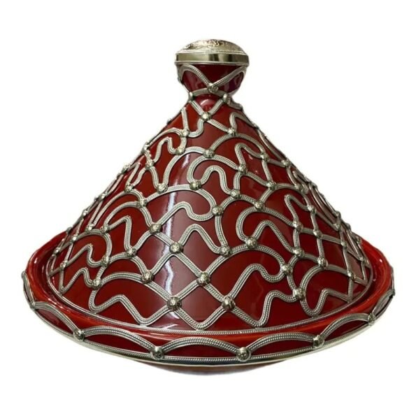 Moroccan ceramic tagine dish - Image 5