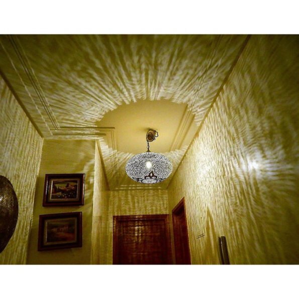 Oval Ceiling Light, Nice and Clean Design, Moroccan Lighting, Art DÃ©co Ceiling Mediation Chandelier - Image 5