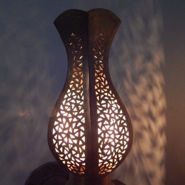 Flower Standing Lamp, Table lamp, Large, Boho Lighting, Moroccan Lamp, lampe Ã  pied - Image 5