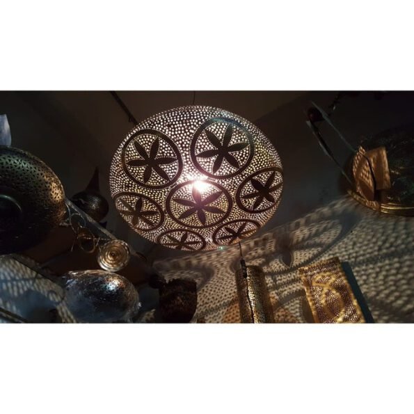 Epic Moroccan Chandelier Ceiling Light with Beautiful Shape Patterns Ambiance Light - Image 2