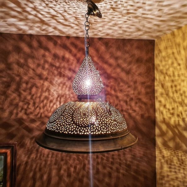 Moroccan Art Deco Chandelier, Handmade Crafts, Boho Lighting, Morocco lamp