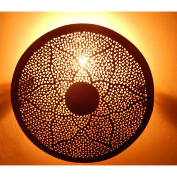 Moroccan Wall Lamp - Designer Wall Lamp - Brass Light Fixture - Home Decor - Art Deco Decor - Ceiling Light Diffuser