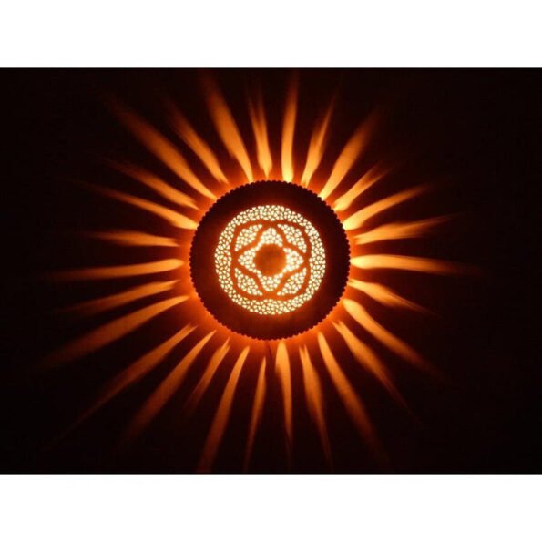 Sun Shapes Moroccan Handmade Wall Lamp 4 Colors Available, Wall Sconce - Image 4