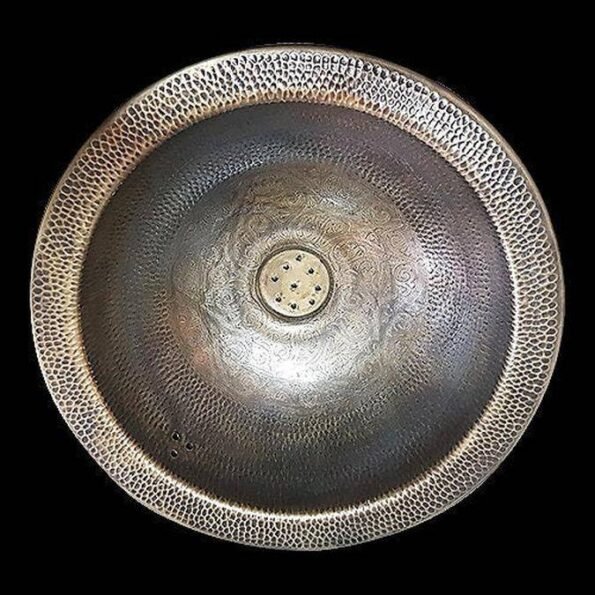 Moroccan Round Bathroom Sink 40 cm 15,7 inches Diameter - Image 5