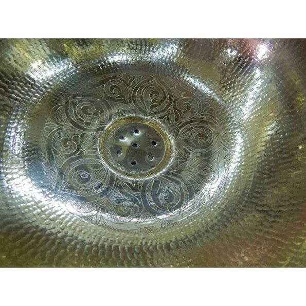 Moroccan Round Bathroom Sink 40 cm 15,7 inches Diameter - Image 4