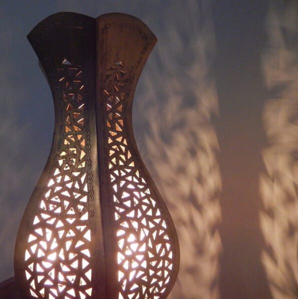 Flower Standing Lamp, Table lamp, Large, Boho Lighting, Moroccan Lamp, lampe Ã  pied - Image 7