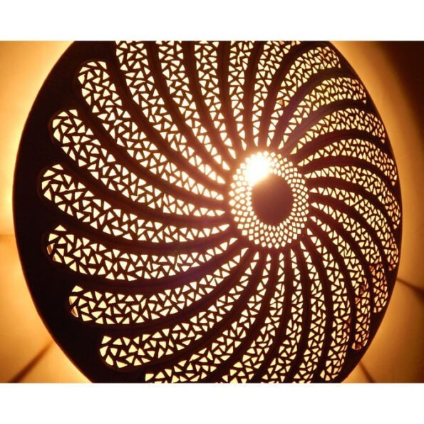 19,6 inches Flower Wall Light Moroccan Art Deco Lighting Wall Lamp Shapes Pattern - Image 5