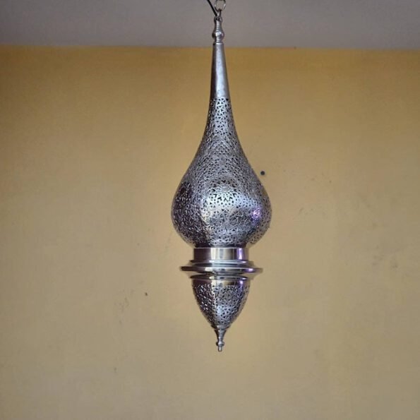 Handmade pendant light, Moroccan lighting, hanging light, designer lamp. 5 colors available, made from copper - Image 2