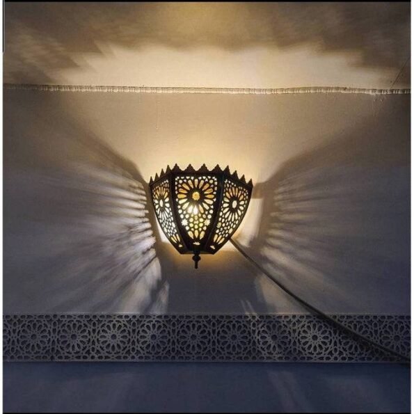 Wall Lamp - Oriental Design - Moroccan Sconce - Morocco lamp - Image 2