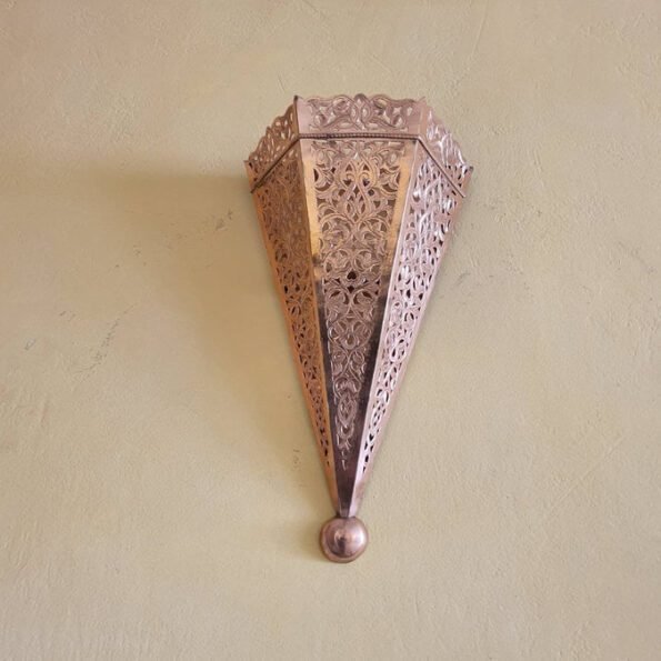 Floral Design Wall Light - Handmade Art Deco lighting - Moroccan Lighting - Flower draw light - Wall Decor - Sconce - - Image 6