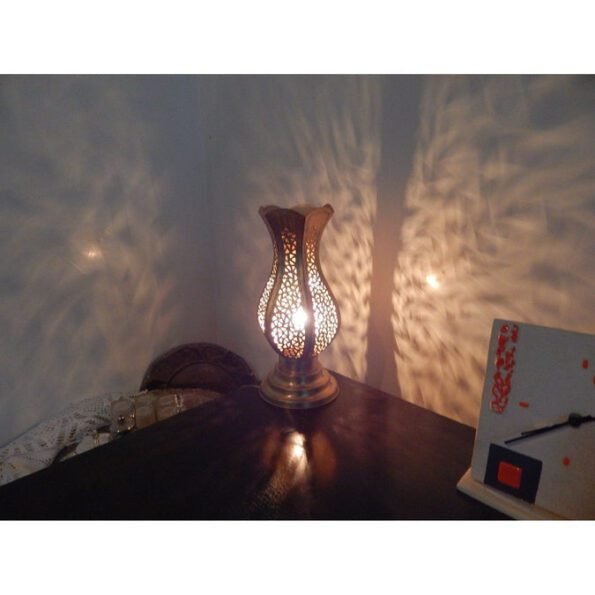 Flower Standing Lamp, Table lamp, Large, Boho Lighting, Moroccan Lamp, lampe Ã  pied - Image 4