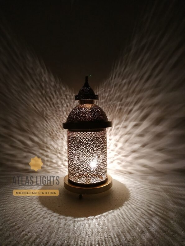 Moroccan Lampshade Engraved Brass