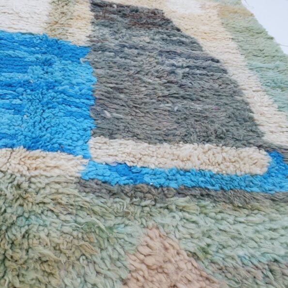 JAREB | 8'6x5'4 Ft | 2,61x1,65 m | Moroccan Colorful Rug | 100% wool handmade - Image 4