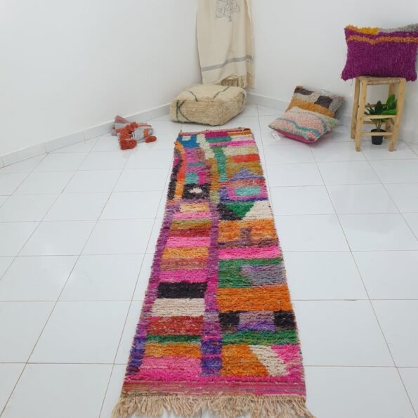 JBLA Runner | 9'9x2'4 Ft | 3x0,74 m | Moroccan Colorful Rug | 100% wool handmade - Image 2