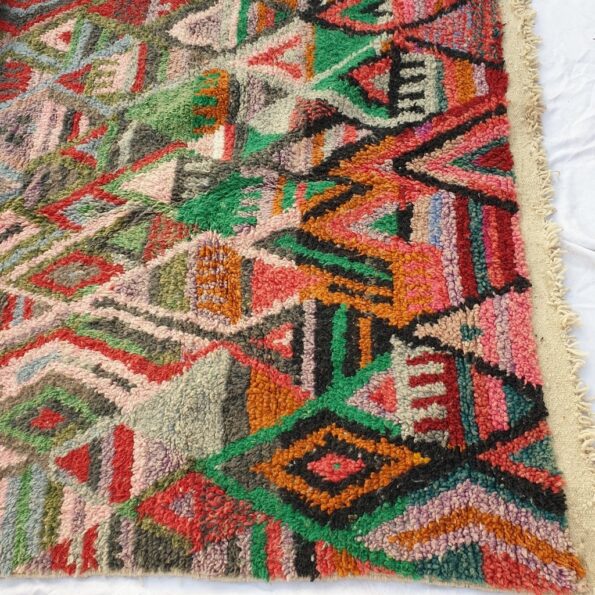 JENFA | 9'7x6'1 Ft | 3x2 m | Moroccan Colorful Rug | 100% wool handmade - Image 2