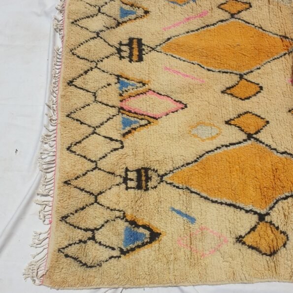 JMEL | 8x4'7 Ft | 2,40x1,40 m | Moroccan Colorful Rug | 100% wool handmade - Image 2