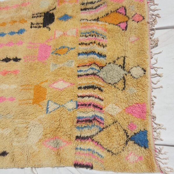 JMEL | 8x4'7 Ft | 2,40x1,40 m | Moroccan Colorful Rug | 100% wool handmade - Image 7