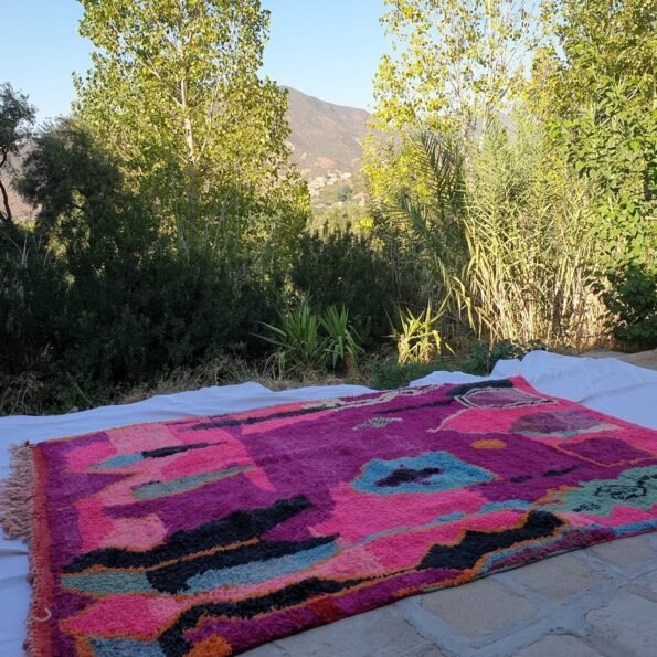 KANDIL | Boujaad Rug 10'9x8'2 Ft | 3,31x2,51 M | 100% wool handmade in Morocco - Image 7