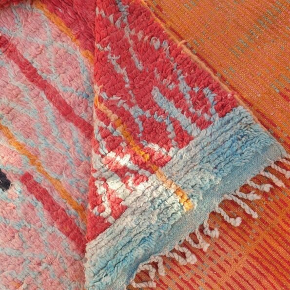 KELDA | 9x5'5 Ft | 2,7x1,7 m | Moroccan Colorful Rug | 100% wool handmade - Image 5