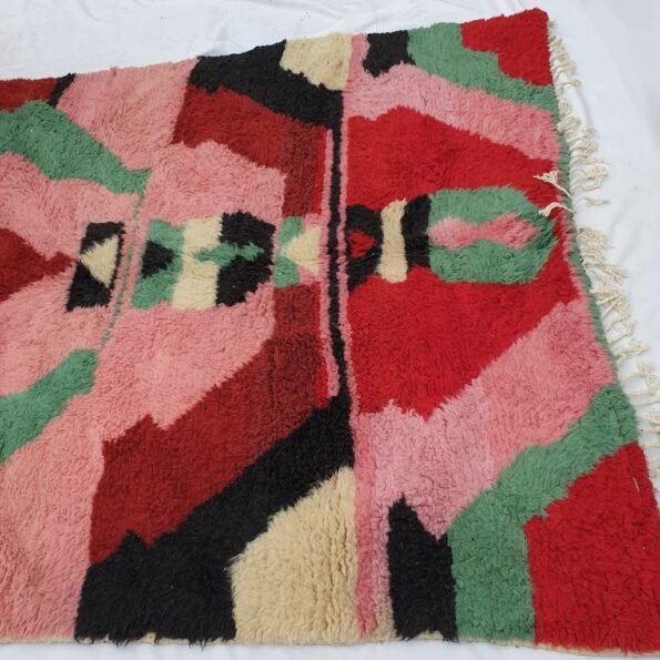 KUSAILA | 11x7 Ft | 3x2 m | Moroccan Beni Ourain Rug | 100% wool handmade - Image 2