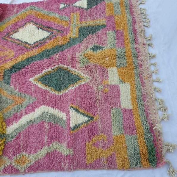 LAKT | 9'5x6'4 Ft | 3x2 m | Moroccan Colorful Rug | 100% wool handmade - Image 2