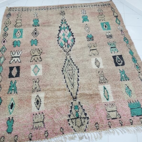 MADBA | 10x8'8 Ft | 300x267 Cm | Moroccan Vintage style Rug | 100% wool handmade - Image 5