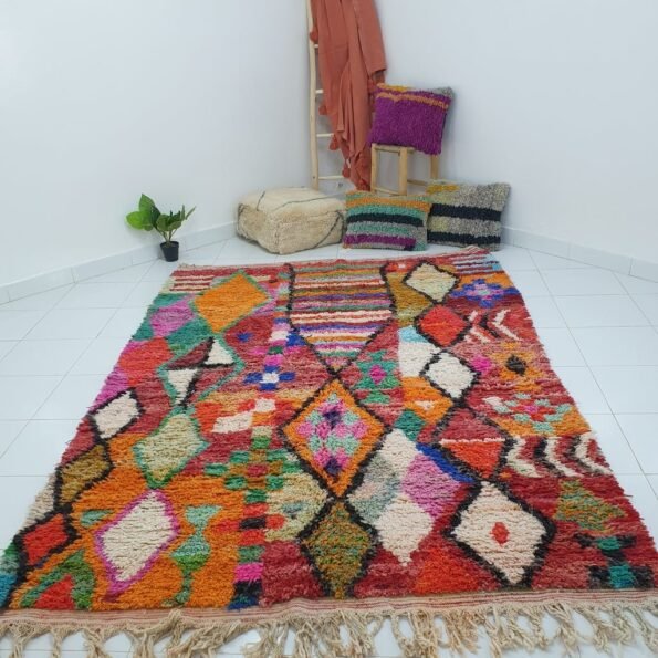 MAINA | Moroccan Rug Boujaad | 10x6'7 Ft | 3x2 m | 100% wool handmade - Image 2
