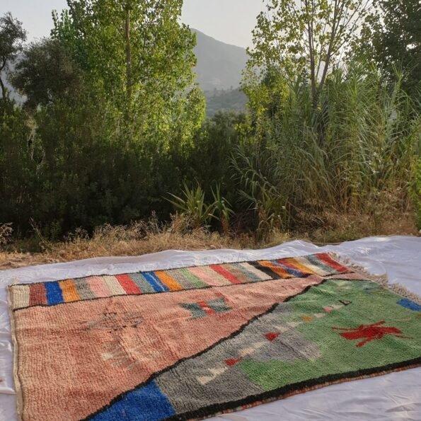 MAROC | 9'7x6'6 Ft | 3x2 m | Moroccan Colorful Rug | 100% wool handmade - Image 7