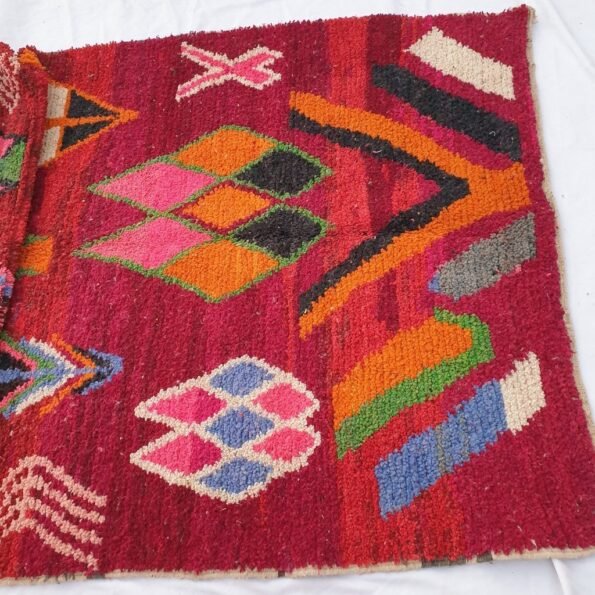 MIKKIN | 5x8'7 Ft | 2,65x1,6 m | Moroccan Colorful Rug | 100% wool handmade - Image 2