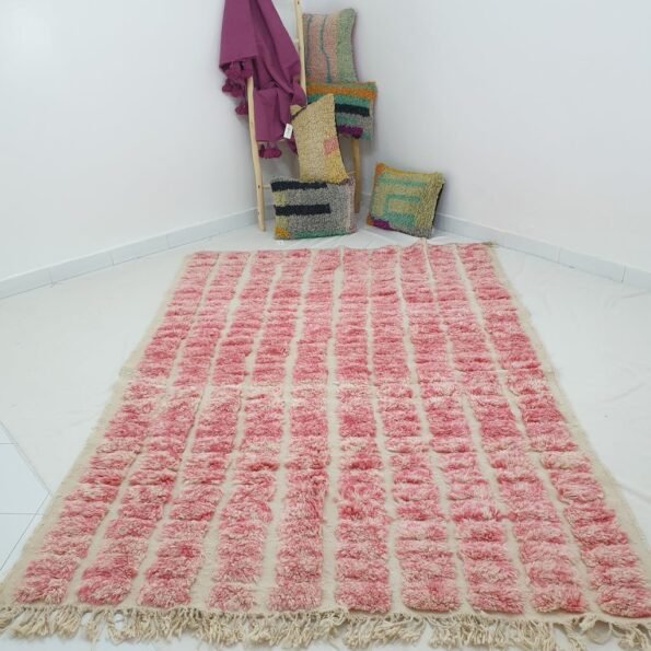 Moroccan Beni Ourain Rug | BAGHRIR | 9'5" x 6'5" Ft | 2,9x2 m | 100% wool handmade - Image 2